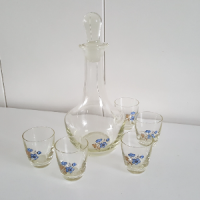 Karaf met 5 glaasjes